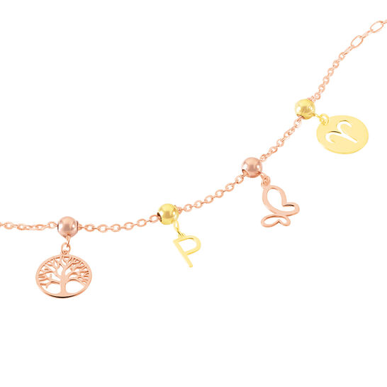 pendentif en or pendentif avec zircons PRIORITY Pendentif arbre de vie en or 18 carats avec zircons Pendentif arbre de vie pendentif femme en or pendentif arbre de vie or